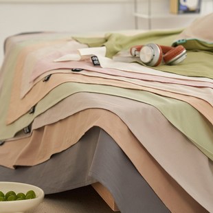 大w雁纹高级纯棉被单白色纯色1.5m1.8 秋冬加厚全棉磨毛单件床单