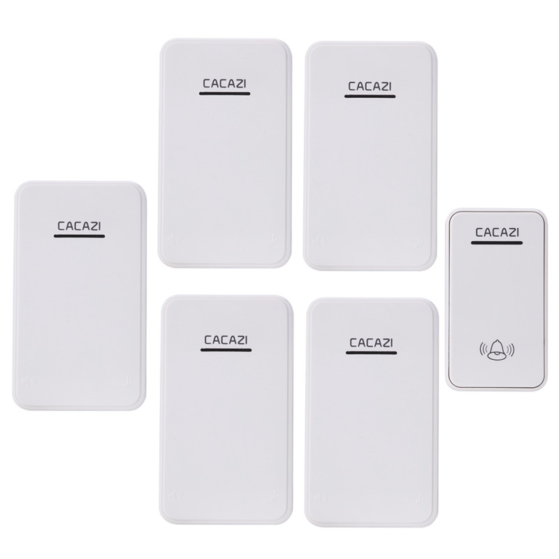 无线门铃家用直流用o电池款简易室外防水电子智能遥控一拖五简单