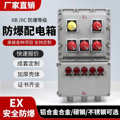 防爆配电箱工业接线箱控制柜照明动力检修专用电T源插座箱开关箱