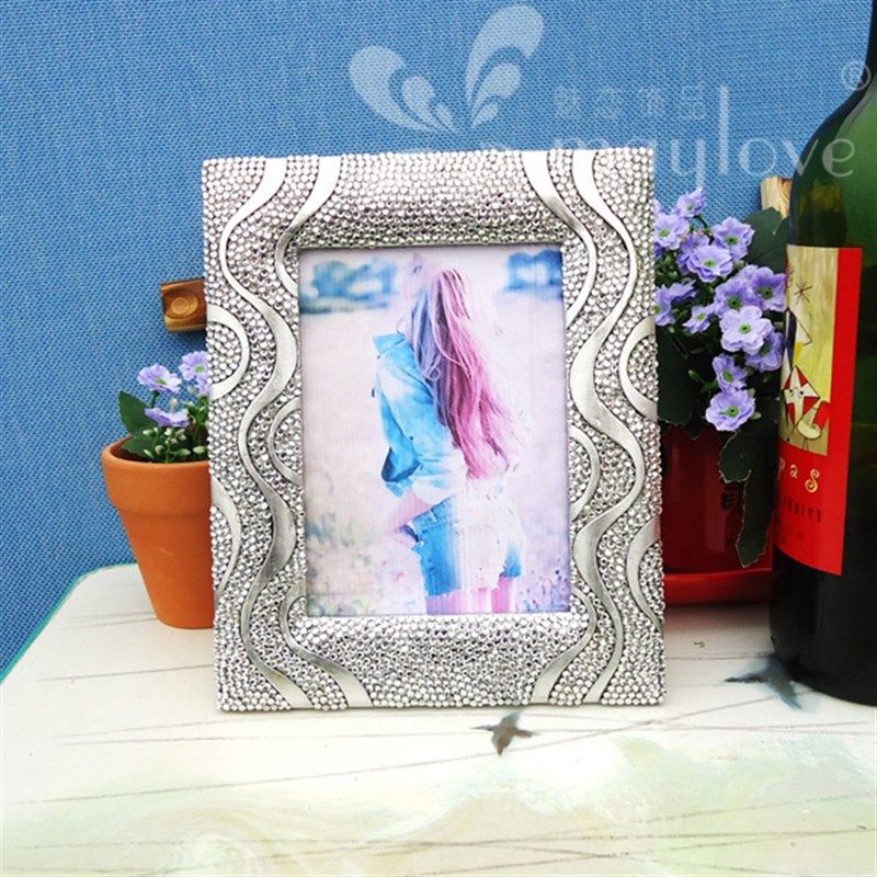 贴钻水钻相框摆台摆桌 镶钻像框 相框设计制作像框 镜框开模定做,家居饰品,相框/画框,淘宝优惠券,粉丝福利购,淘宝优惠卷