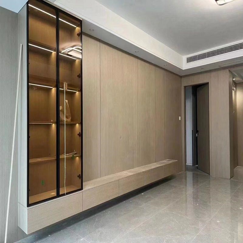 科定木饰面板天然实木贴皮木饰面板背景墙护墙板涂装木饰面板