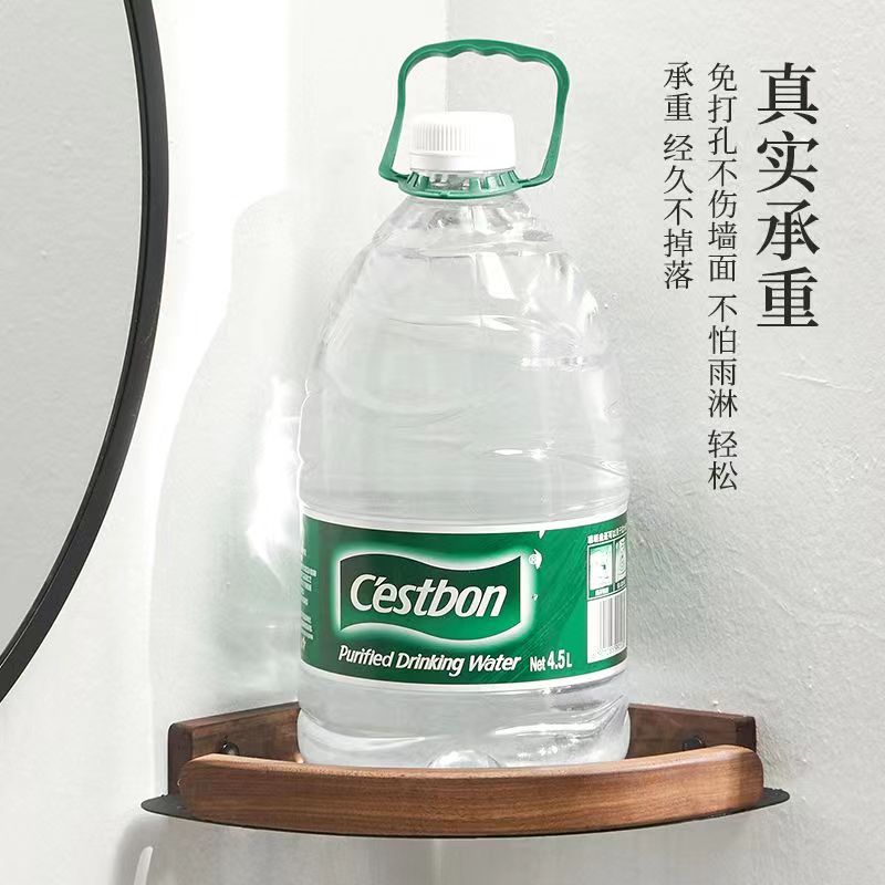 推荐卫生b间三角架免打孔浴室厕所置物架I洗手间S墙角收纳架洗澡
