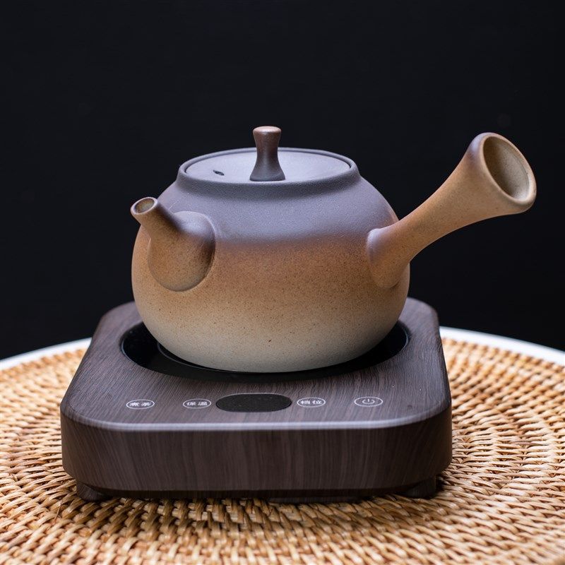 侧把陶壶烧水煮茶壶泡茶专用小型薄款电陶炉煮茶器煮茶炉养生壶,餐饮具,茶壶,淘宝优惠券,粉丝福利购,淘宝优惠卷