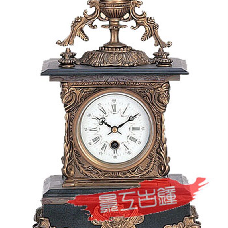 仿古钟表 古g典座钟 机械钟 工艺钟表 欧式发条钟表 铜铸钟
