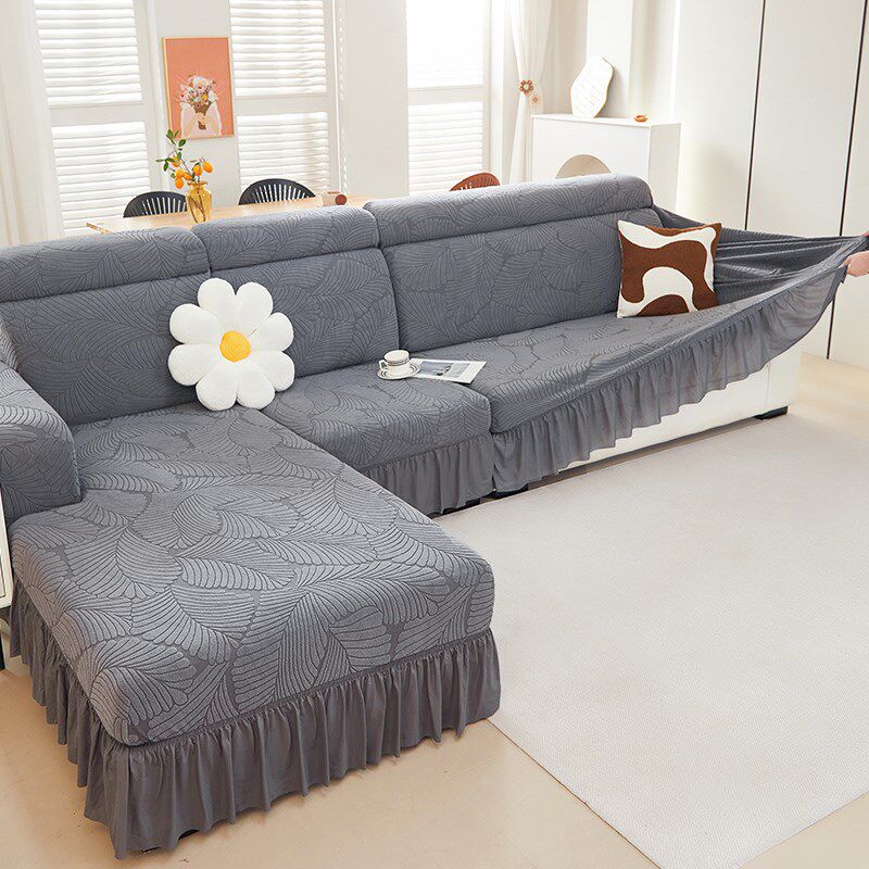 秋冬沙发罩全包卍能套三座一贵妃防猫抓保护套弹力防滑高级感盖布