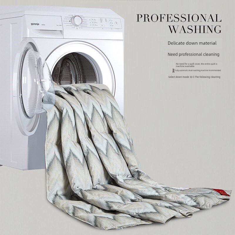 平阳水洗羽绒夏季棉被95白鹅绒夏季清凉棉被春秋清凉空调棉被双层