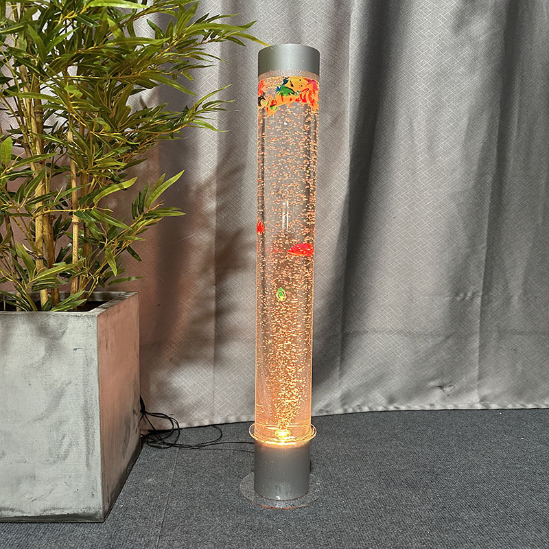 亚克力卧室新居墙摆件气泡水族婚庆路引水柱管室内形象装饰背景