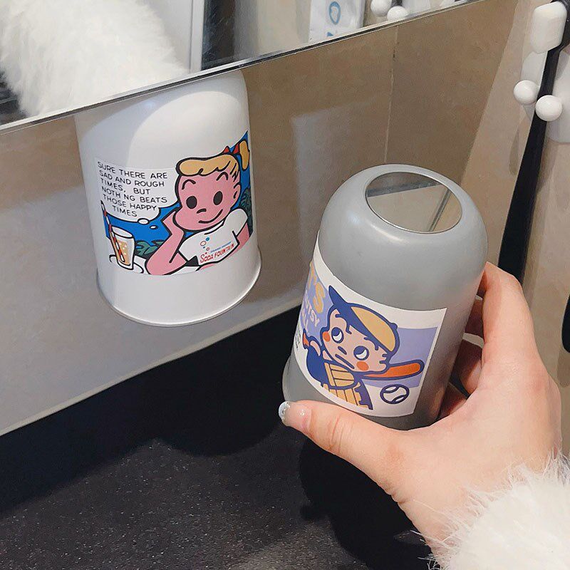 磁吸牙刷杯不锈钢水杯情侣高颜值家用可爱漱口杯宿舍牙杯免打孔,家庭/个人清洁工具,洗漱杯,淘宝优惠券,粉丝福利购,淘宝优惠卷