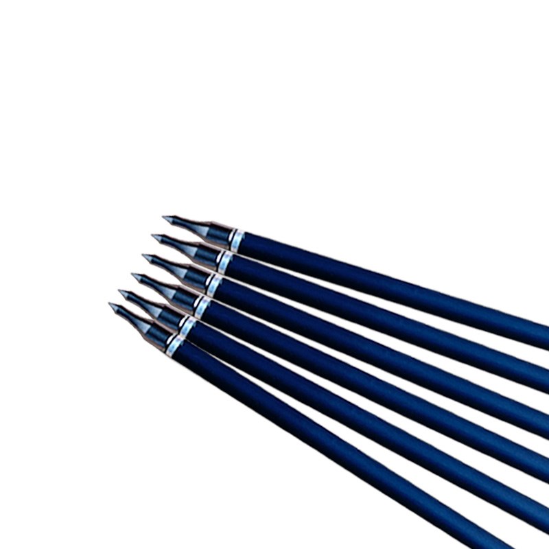 胶羽混碳箭黑白混碳箭混碳箭杆高强度箭支景区箭馆竞技比赛用箭