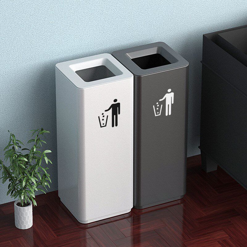 商场分类垃圾桶大号大容量高颜值酒店写字楼电梯口商用立式卫生桶