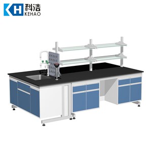全钢结构实验台边台 中间央台 通风柜 学校实验台 钢木试验台边台