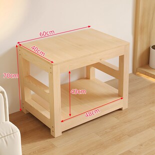 实木鱼缸架子架多层松木组缸龟缸鱼缸架子底架承重底柜鱼缸架座子