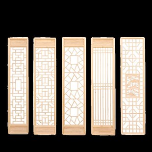 中式实木花格镂空雕花客厅入户玄关屏风隔断仿古门窗背景墙木格栅