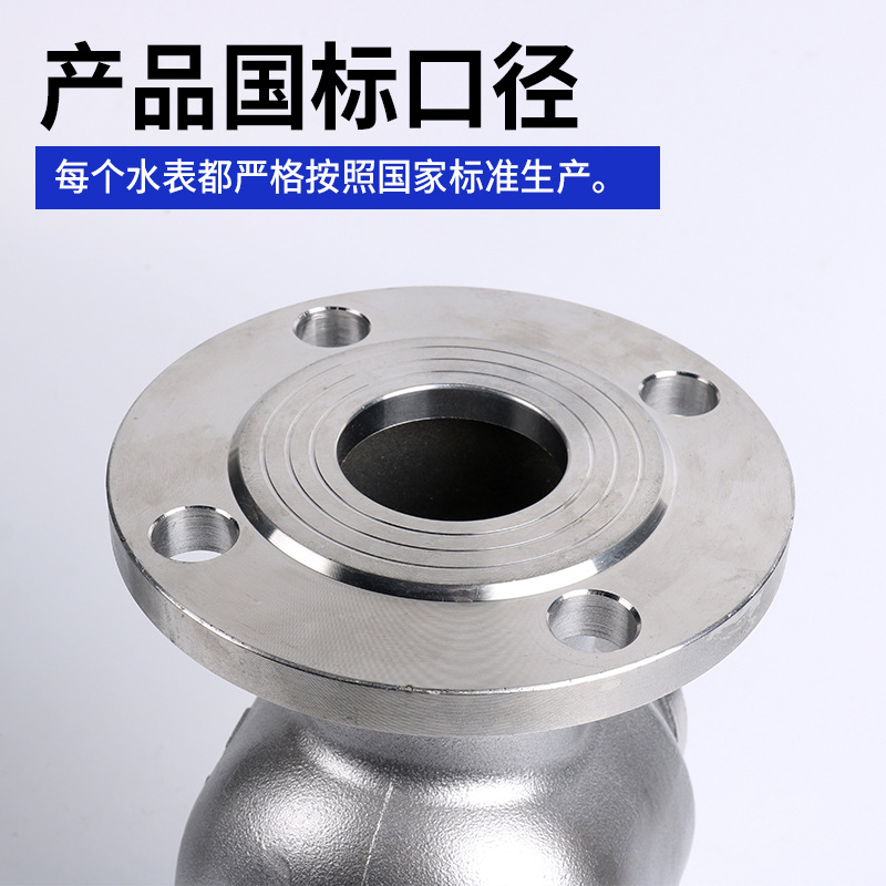 304/316不锈钢水表 不锈钢丝扣法兰水表 耐酸碱腐蚀水表DN50 100