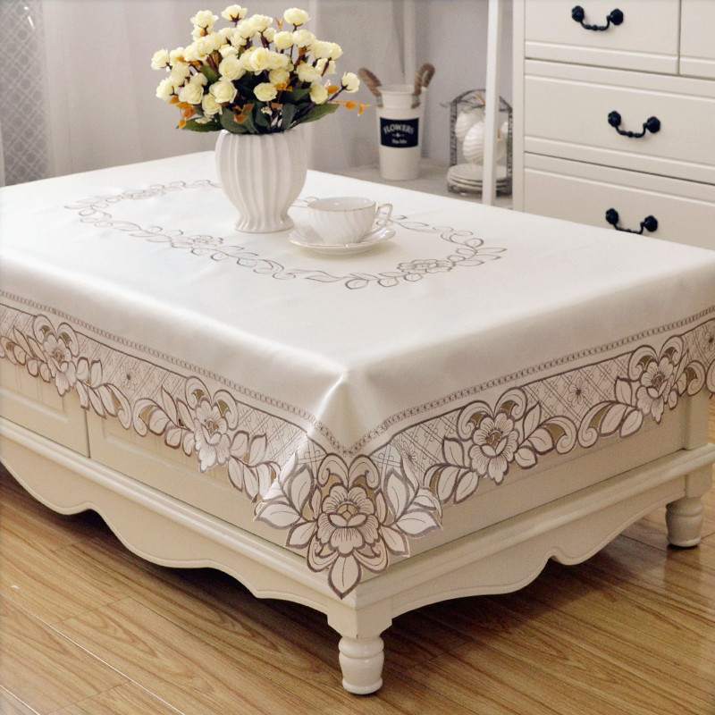 美式茶几布桌布欧式长方形客厅餐桌布蕾丝台布桌垫正方形北欧布艺
