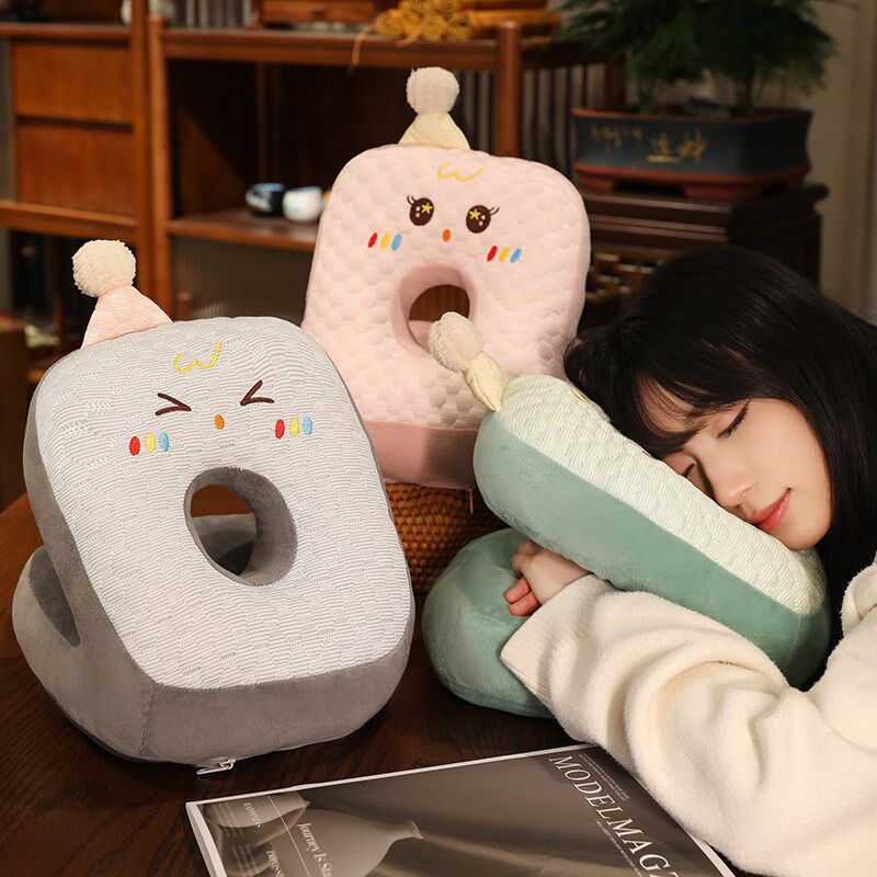 午睡枕趴睡枕小学生办公室趴桌上睡觉小枕头儿童午休神器成人抱枕