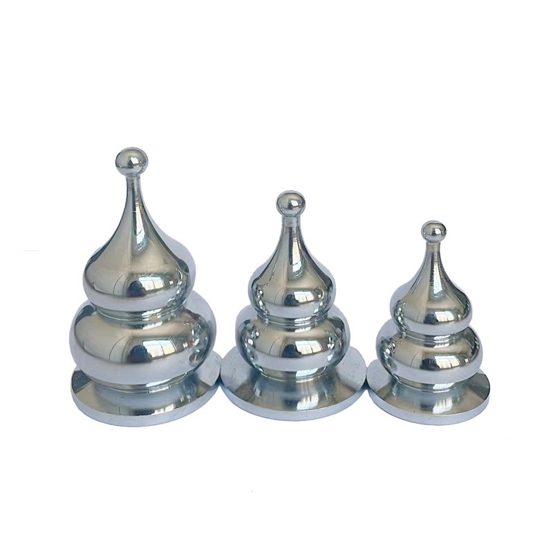 四方块铁镇尺文房四宝镇纸毛笔书法日式白铁压纸书镇礼品文镇圆形