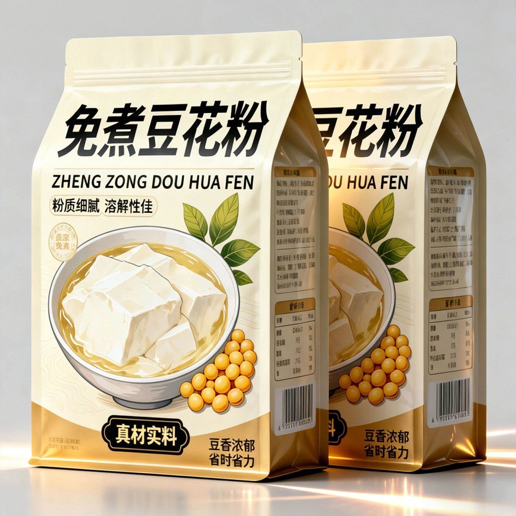 冰豆花粉商用豆腐脑家用专用小包装免煮早餐速溶