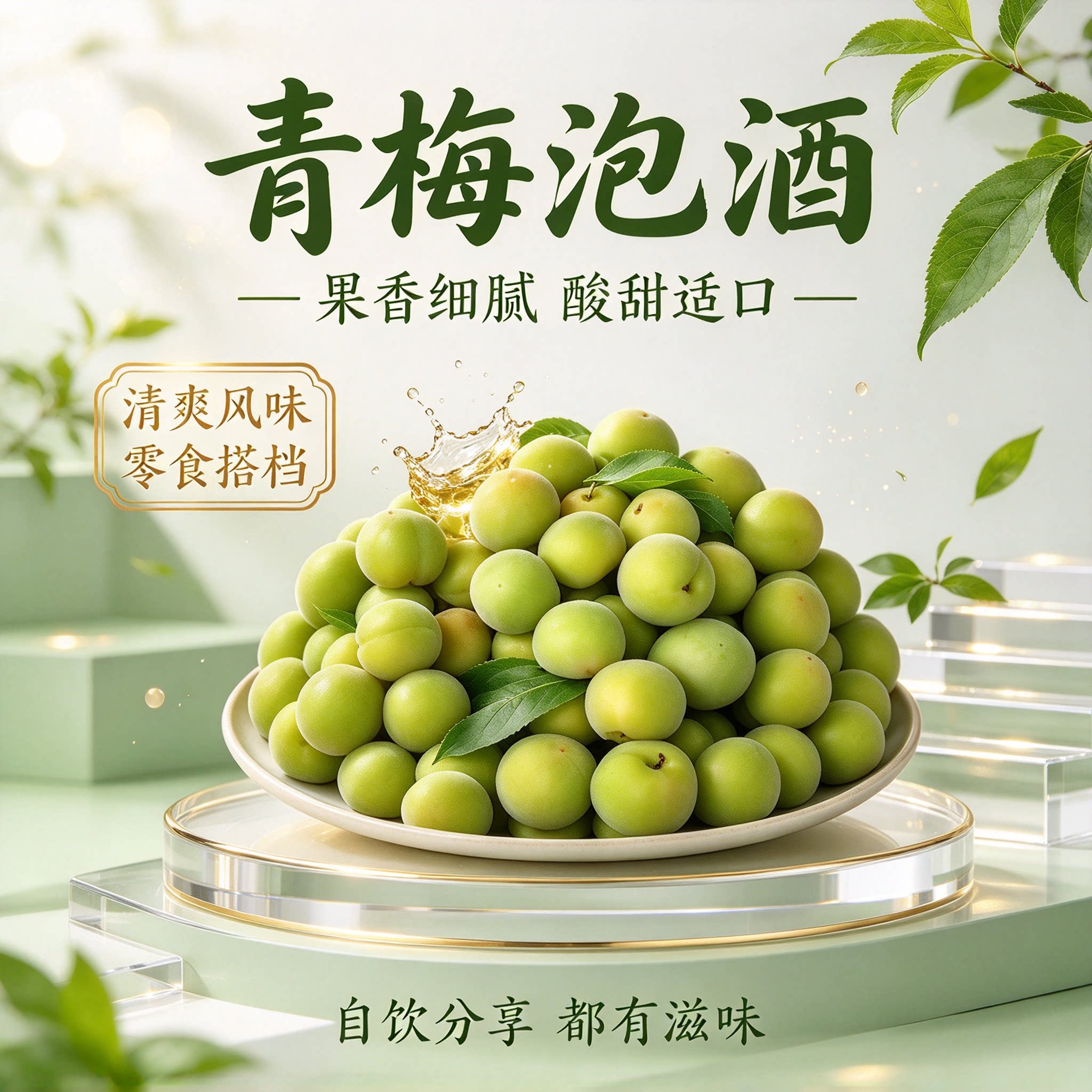 轻加工青梅鲜果泡酒半成品生梅子冰糖腌制解腻零食新鲜精选野生