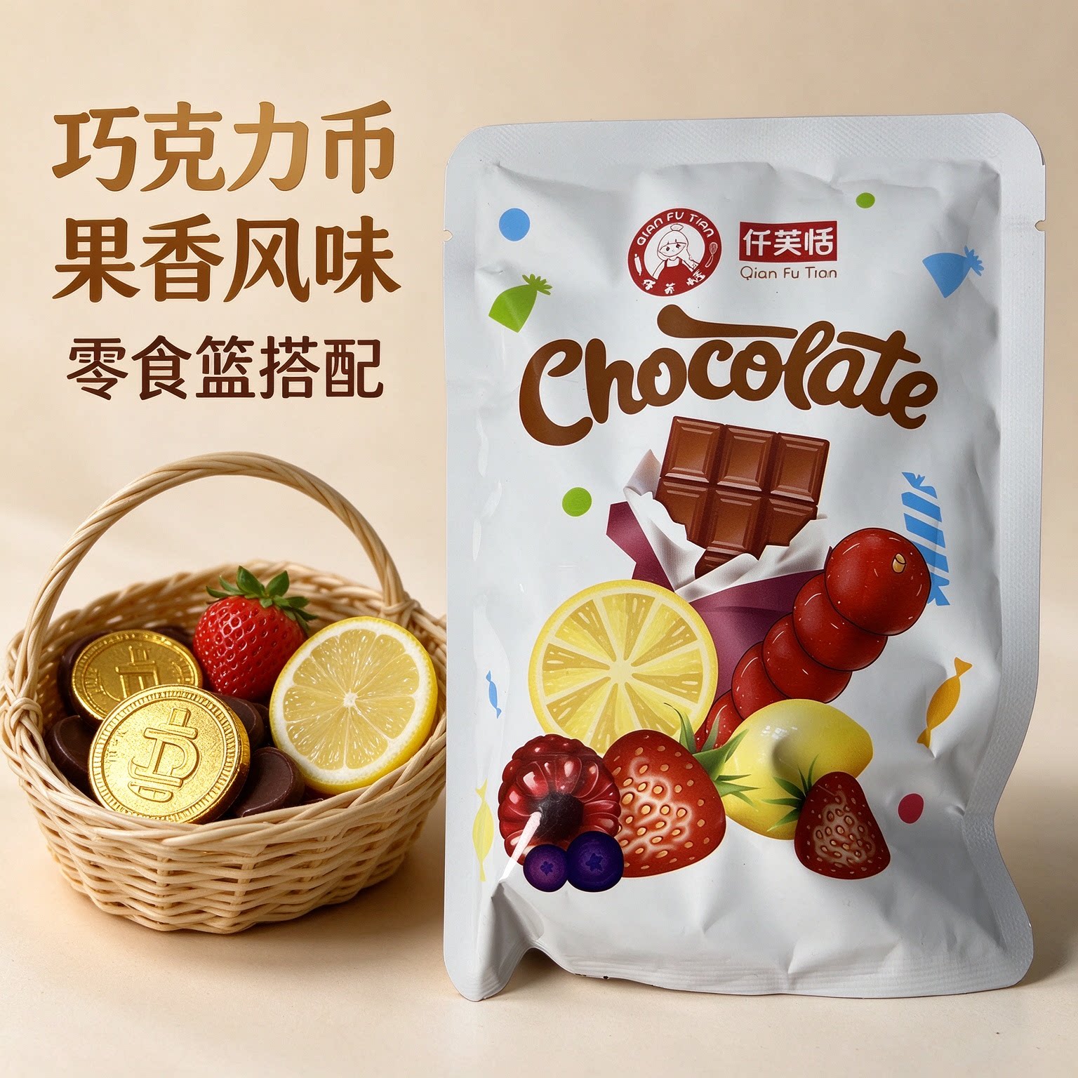 巧克力币糖纯可可脂diy自制甜品蛋糕棒棒糖居家无添加烘焙网红