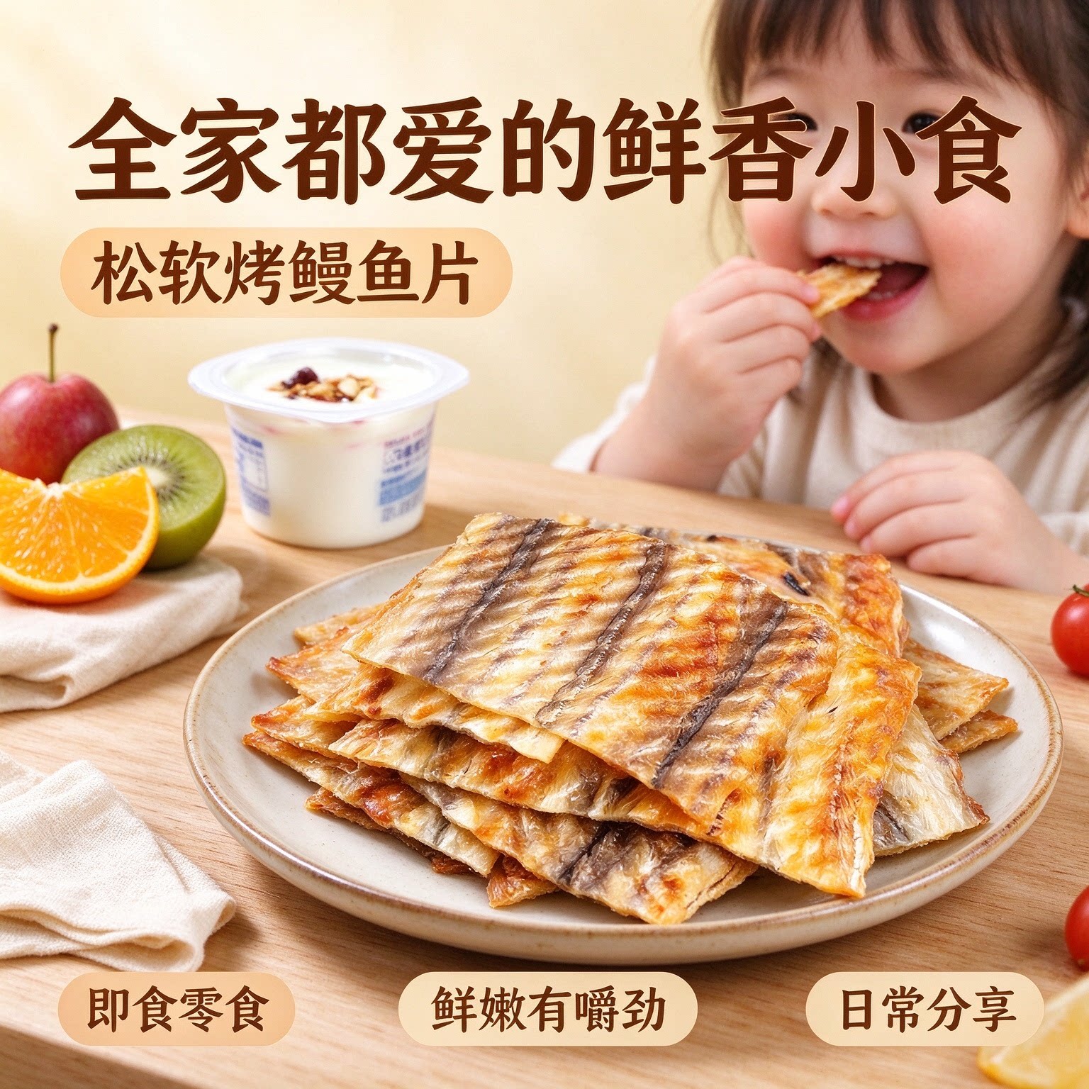 烤鳗鱼手撕鱼干低负担孕妇网红烤鱼营养海鲜小零食解馋低脂片宿舍