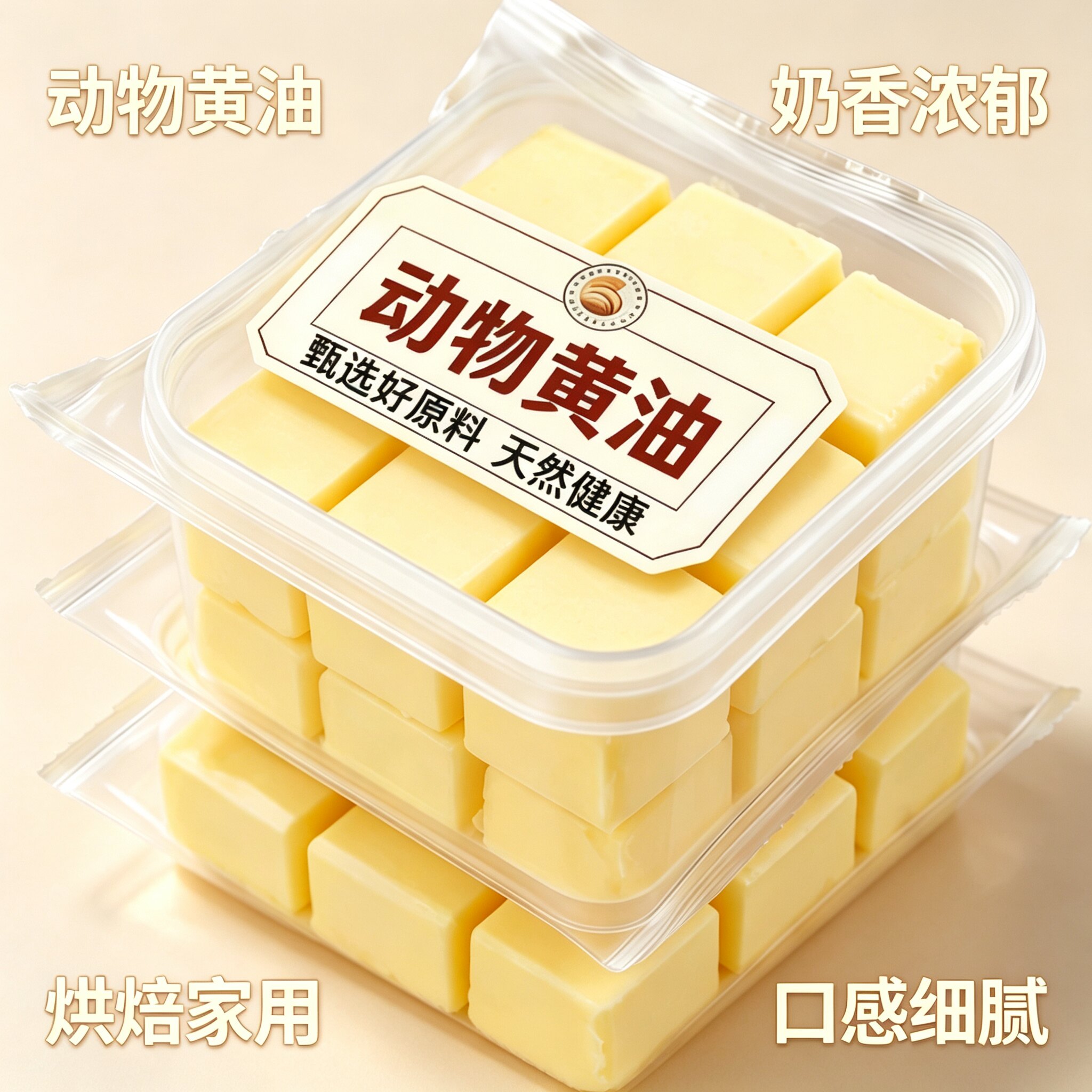 儿童无盐辅食黄油烘焙专用家用通用煎牛排小包装居家自制美食伴侣