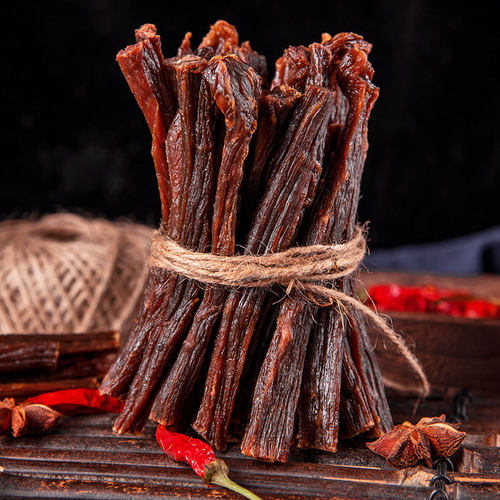 内蒙古特产牛肉干原味黄牛牦牛肉营养低脂高蛋白健身轻食代餐零食