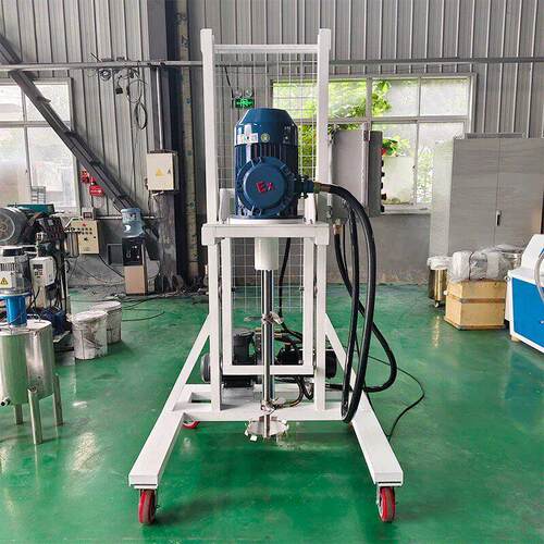 55.5kw吨5kwL全防爆效搅拌机1000准吨桶（IB.C桶）内液体固液混合