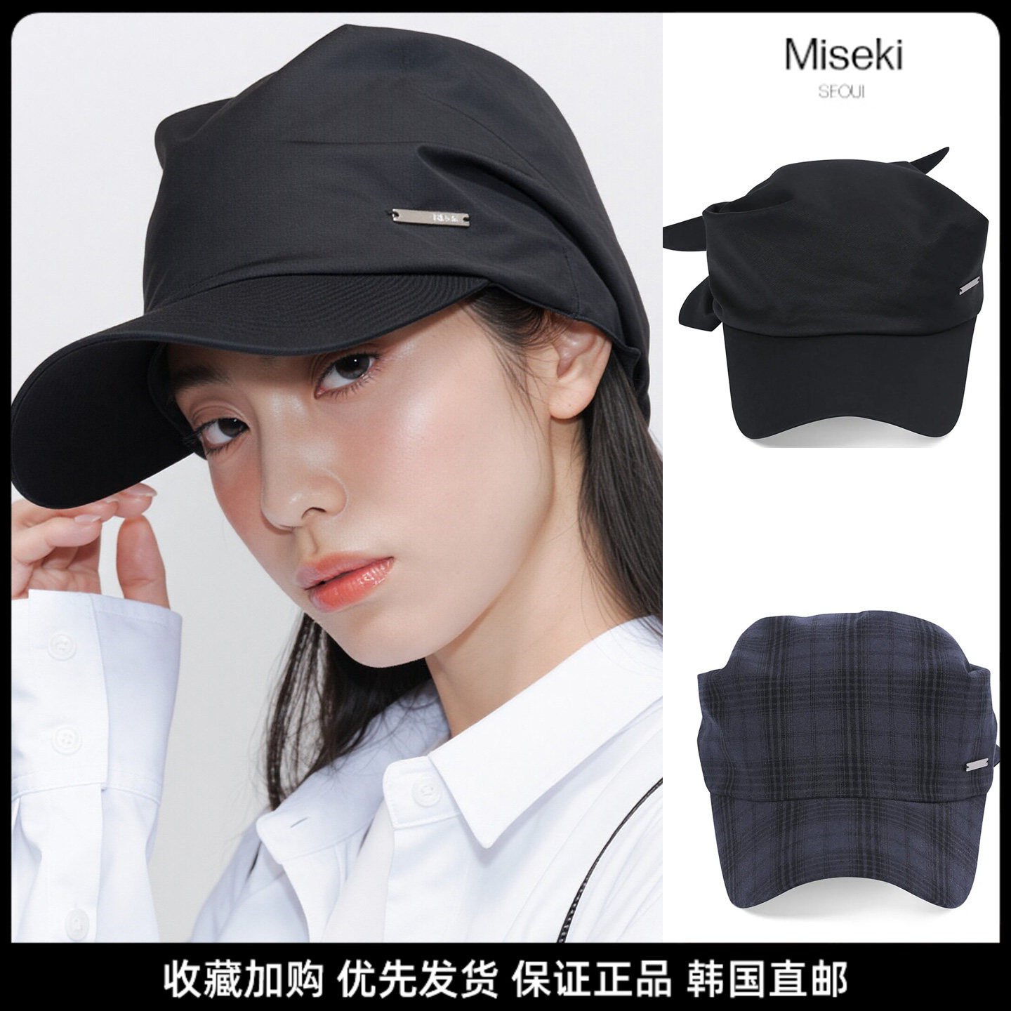夏季女款透气防晒头巾棒球帽