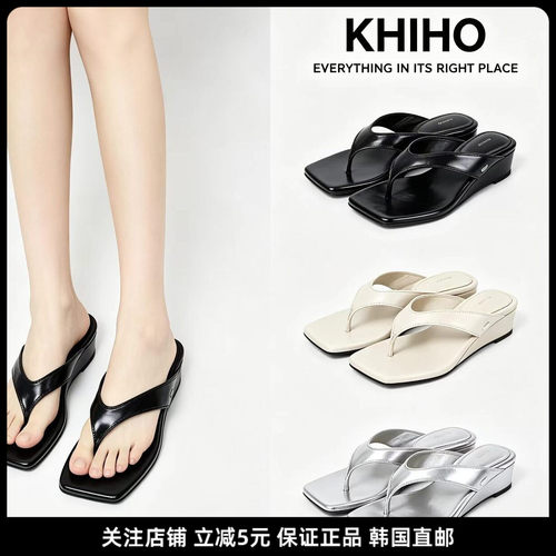 韩国直邮KHIHO夏季女夹趾人字拖