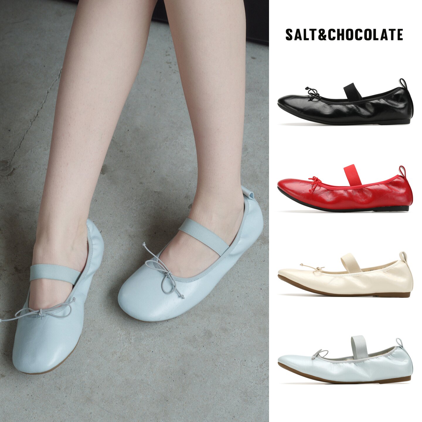 saltandchocolate玛丽珍平底鞋
