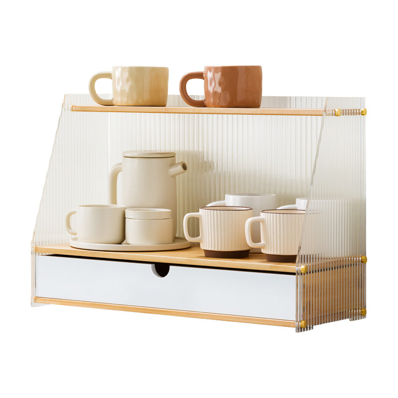 亚克力杯架置物架子水吧台面水杯茶杯架咖啡杯桌面收纳展示柜防尘,家庭/个人清洁工具,杯架,淘宝优惠券,粉丝福利购,淘宝优惠卷