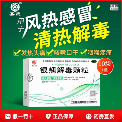 【嘉应】银翘解毒颗粒15g*10袋/盒