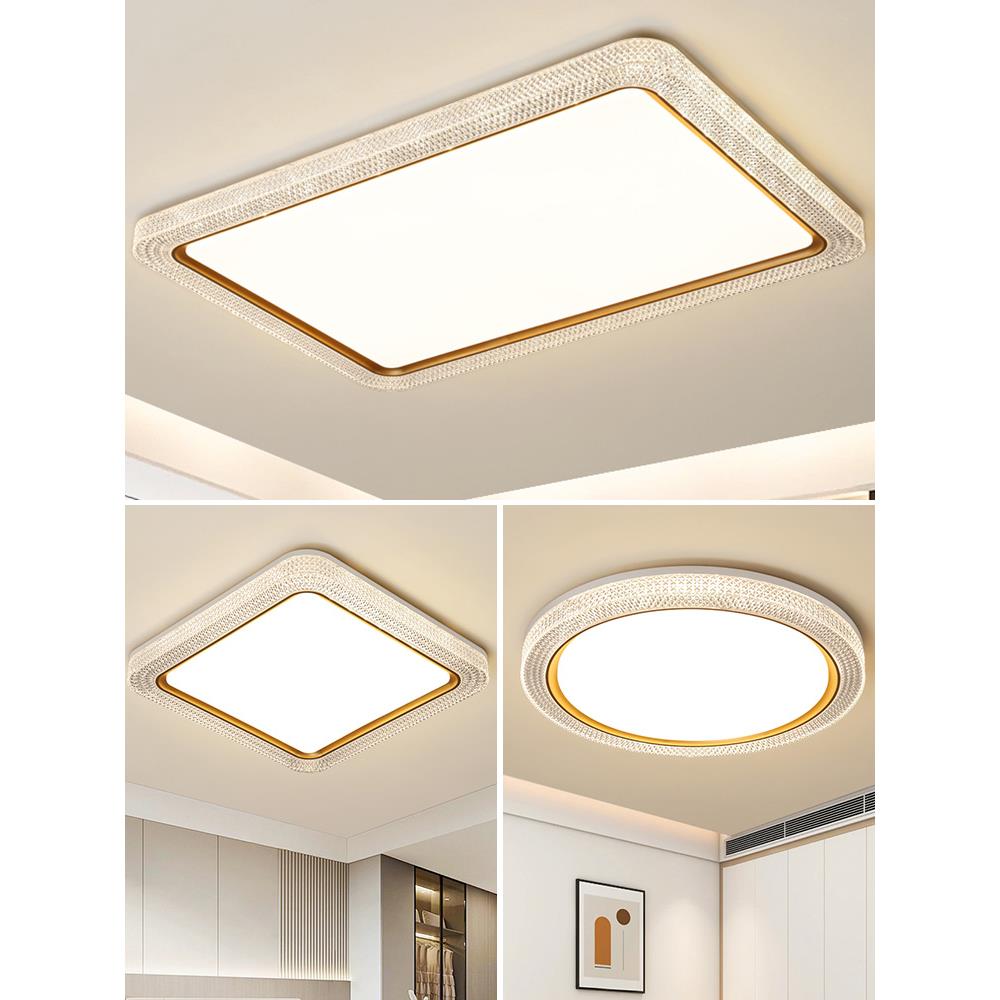 轻奢水晶客厅大灯超亮led吸顶灯饰主卧室吊灯具大全现代简约大气