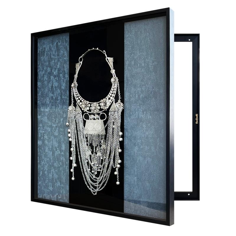 苗银电表箱装饰画实物画强弱配电箱画电闸盒遮挡画苗族风特色银画