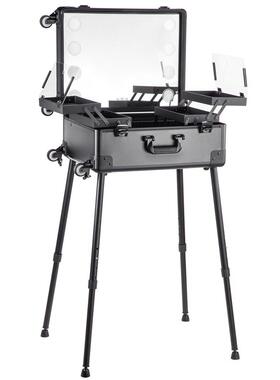 庄百娜22寸彩妆盒配光，专业化妆师新娘化妆师专用工具包24寸