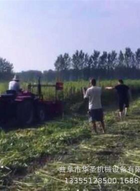 甜叶菊平铺收割机 前置式割台宽幅 黄豆辣椒秸秆割晒机