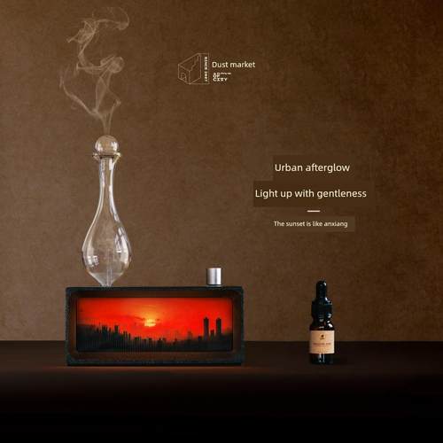 陈市冷香仪香薰机床头灯气氛漫射器夜灯石膏灯女孩结婚生日礼物