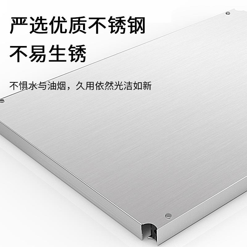 不锈钢厨房置物架微波炉烤箱架子家用台面桌面多功能收纳支架
