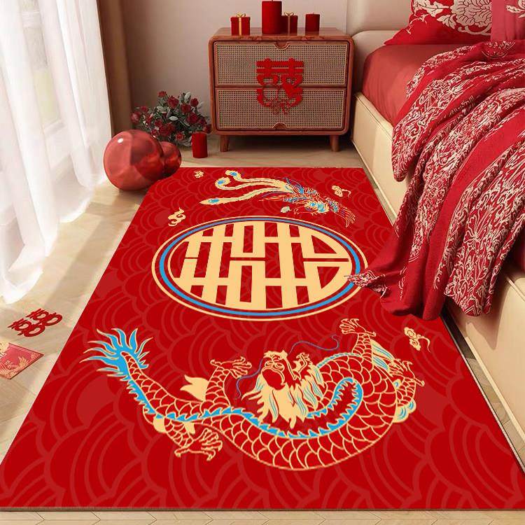 门口地垫结婚床边喜庆入户门垫地垫卧室床边厚硅藻泥地垫拜堂防滑,居家布艺,床边毯,淘宝优惠券,粉丝福利购,淘宝优惠卷