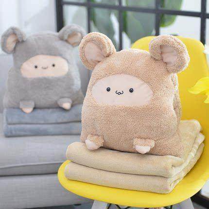 抱枕被子两用车用汽车靠垫二合一车内车载毛毯子折叠午睡靠枕沙发