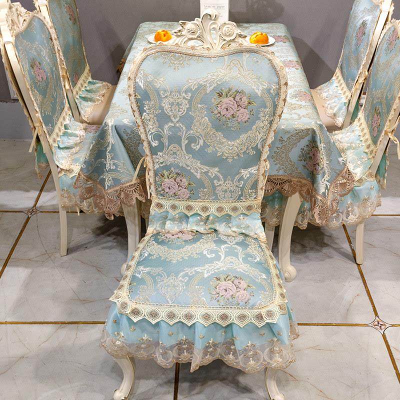 餐桌椅子套罩椅子坐垫夏天欧式椅套罩定制餐椅垫椅套椅子垫桌布