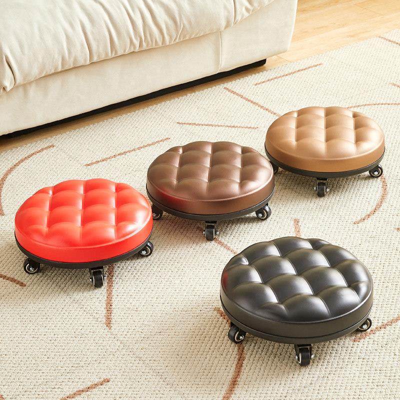 滑轮矮凳带轮小凳子家用美缝凳子儿童学步软凳移动小板凳万向轮凳,住宅家具,矮凳,淘宝优惠券,粉丝福利购,淘宝优惠卷