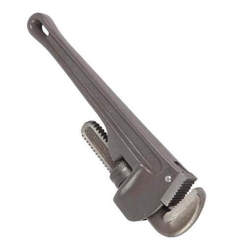 钢盾S104110铝合金管钳重型水管钳水喉钳管道钳安装钳管子钳10”