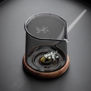 个性 首艺造江南公道杯玻璃分茶器高端耐热日式 倒茶杯简约加厚大公