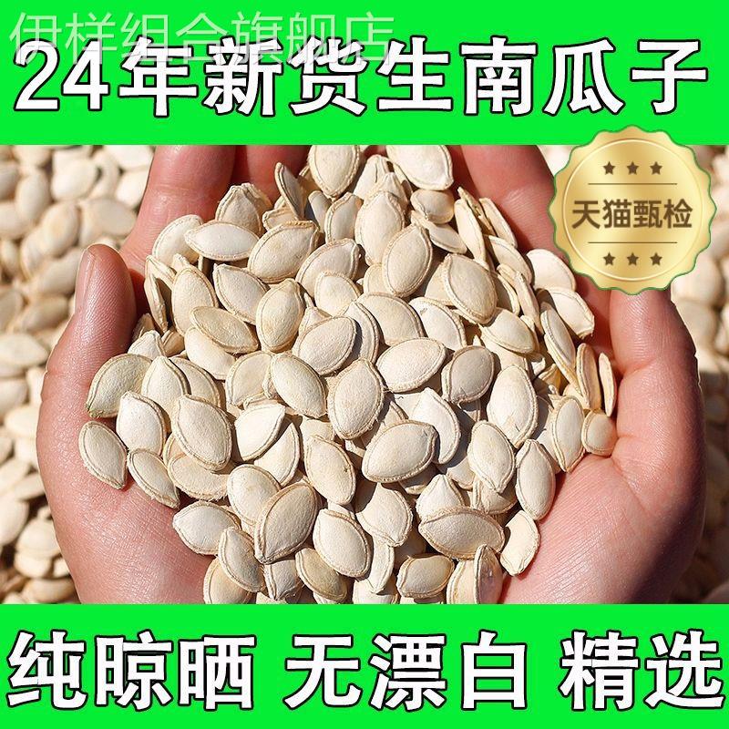 南瓜子2024新货正宗新疆美人甲南瓜子特大美指甲南瓜籽官方旗舰店