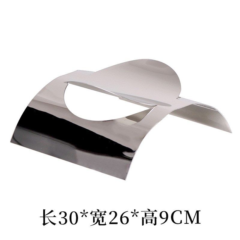 简约创意不锈钢水果盘装饰家居客厅餐桌茶几轻奢摆件收纳托盘,特色手工艺,其他特色工艺品,淘宝优惠券,粉丝福利购,淘宝优惠卷