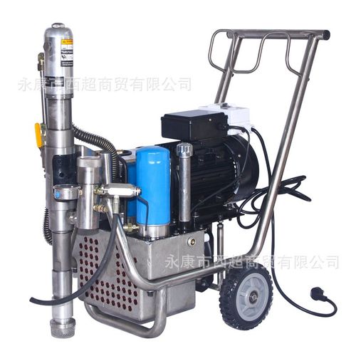 H966腻子电动柱塞高压无气喷涂机喷乳胶漆涂料喷涂机油漆喷漆机