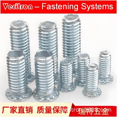 FH 压铆螺钉 M6 碳钢 环保蓝锌