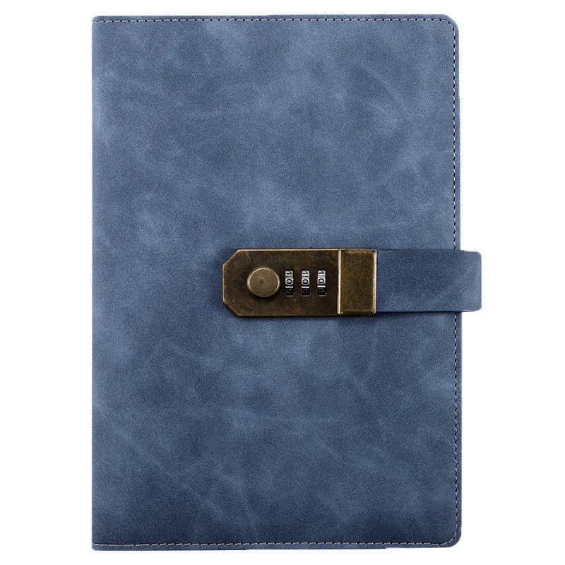 密码本女小学生带锁日记本简约文艺复古少女可爱公主密码锁笔记本